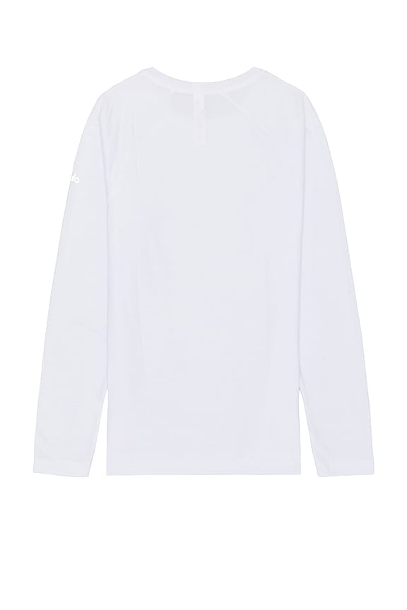 view 2 of 5 Triumph Long Sleeve Tee in White