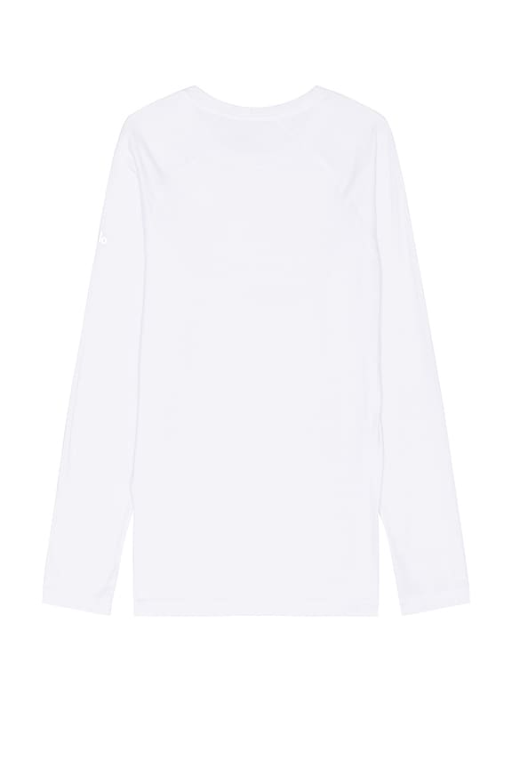 view 2 of 4 The Triumph Long Sleeve T-Shirt in White