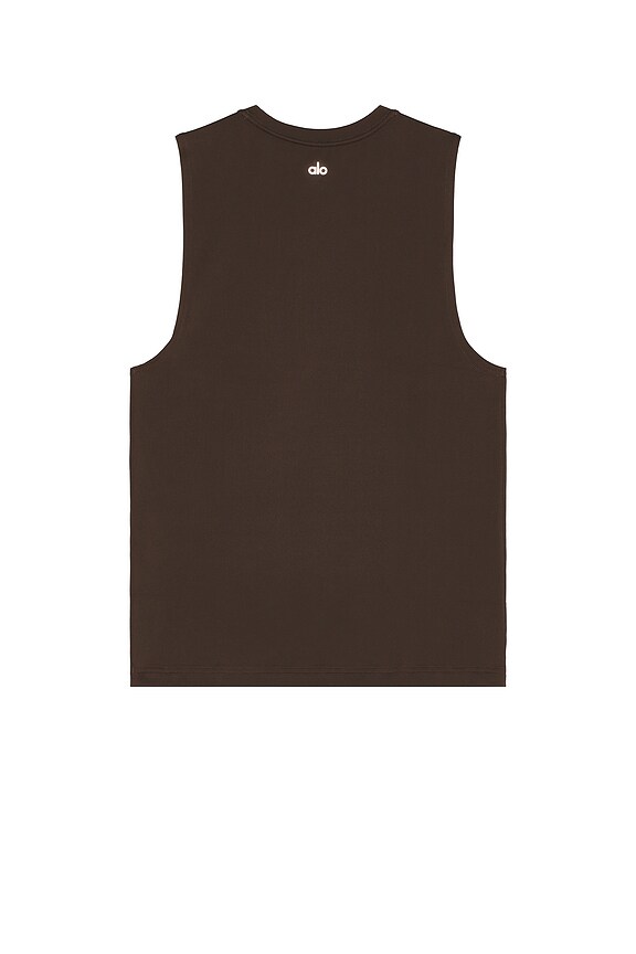 view 2 of 4 Conquer Muscle Tank in Espresso