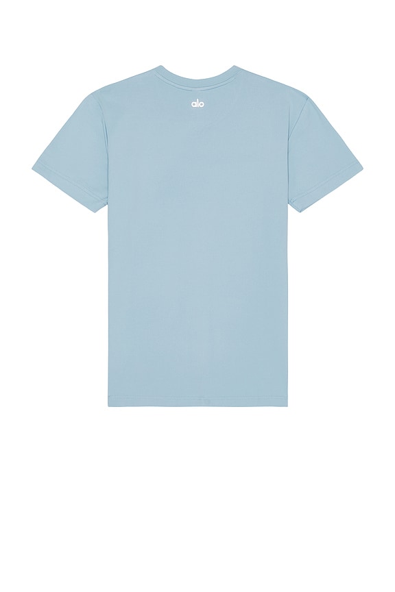 view 2 of 4 Conquer Crewneck Short Sleeve in Celestial Blue