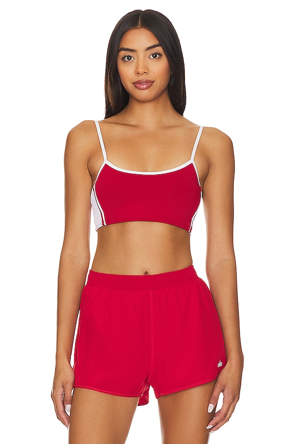 view 1 of 4 SOUTIEN-GORGE DE SPORT AIRBRUSH ENSO in Classic Red & White