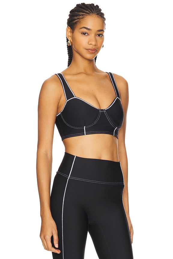 view 2 of 4 Airlift Redefine Bra in Black & White