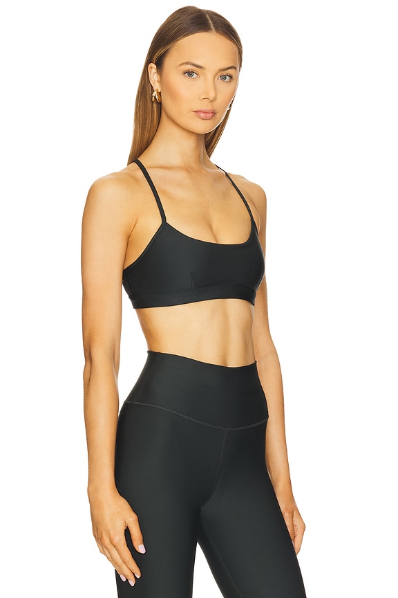 view 2 of 4 Airlift Intrigue Bra in Charcoal Green