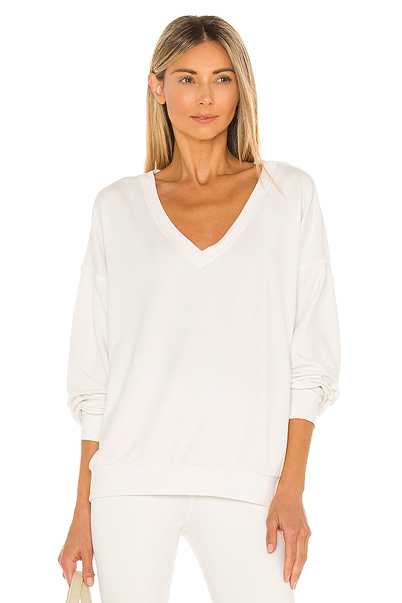 view 1 of 4 Dreamy V Neck Pullover in Ivory