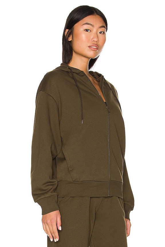 view 2 of 5 Hype Full Zip Jacket in Dark Olive