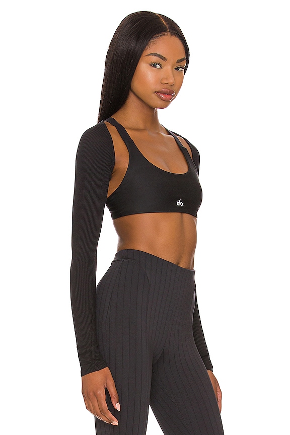 view 2 of 5 CACHE-ÉPAULES RIBBED in Black