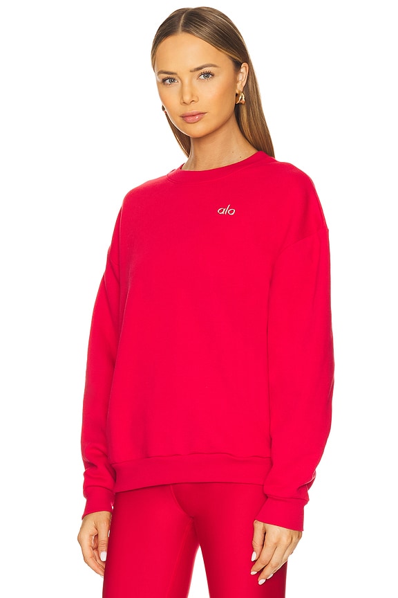 view 2 of 4 PULL ACCOLADE CREW NECK in Bold Red