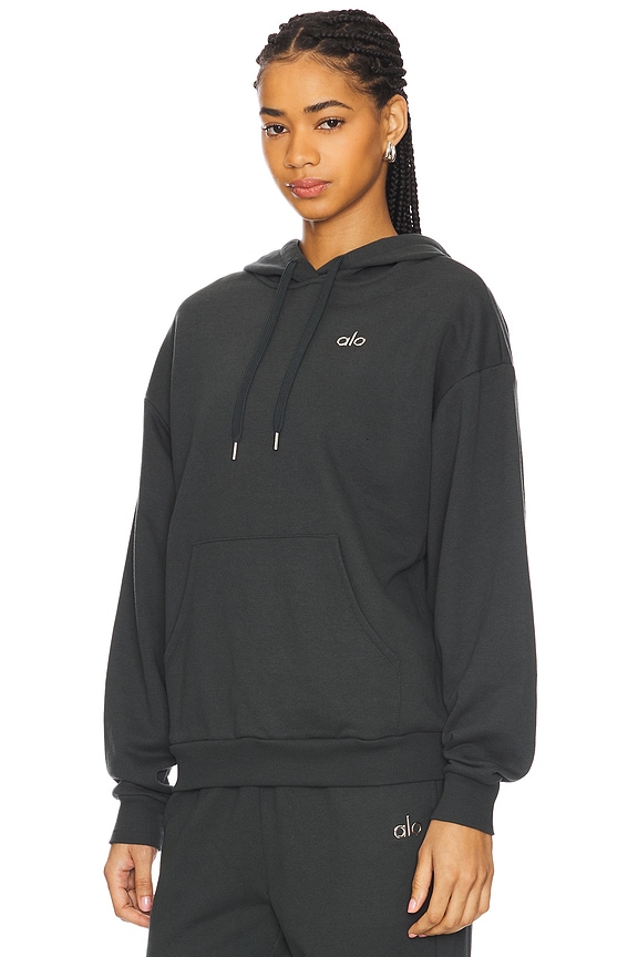 view 2 of 4 Accolade Hoodie in Charcoal Green