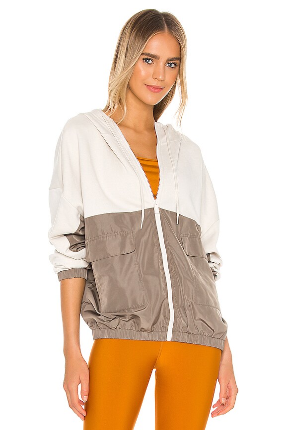 view 2 of 4 INTENT 후디 in Bone & Olive Branch