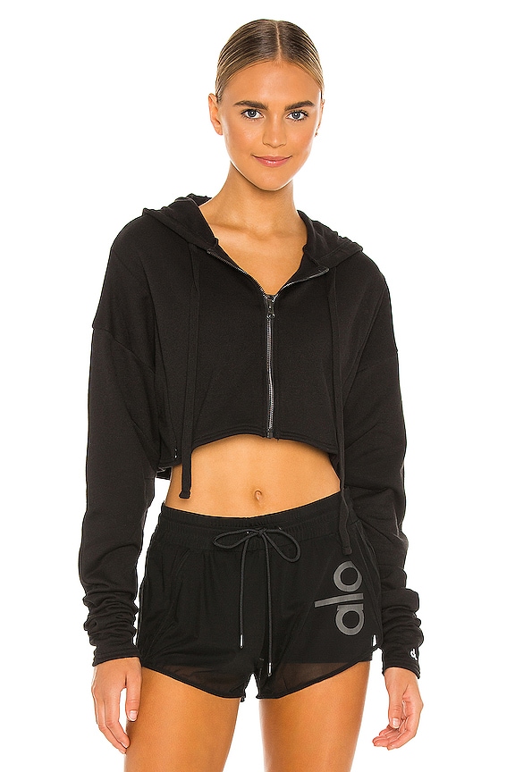 view 2 of 5 CHAQUETA EXTREME CROP in Black