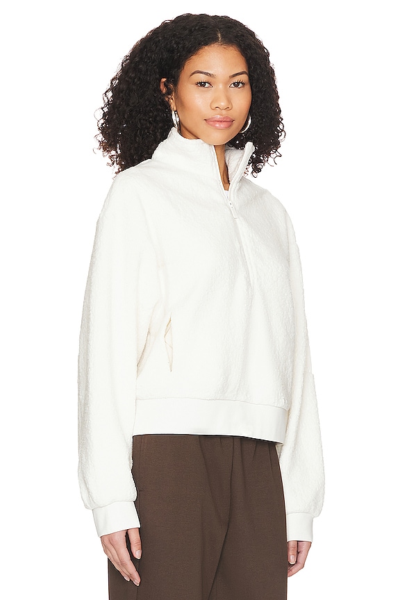 view 2 of 5 Micro Sherpa Solstice Coverup in Ivory