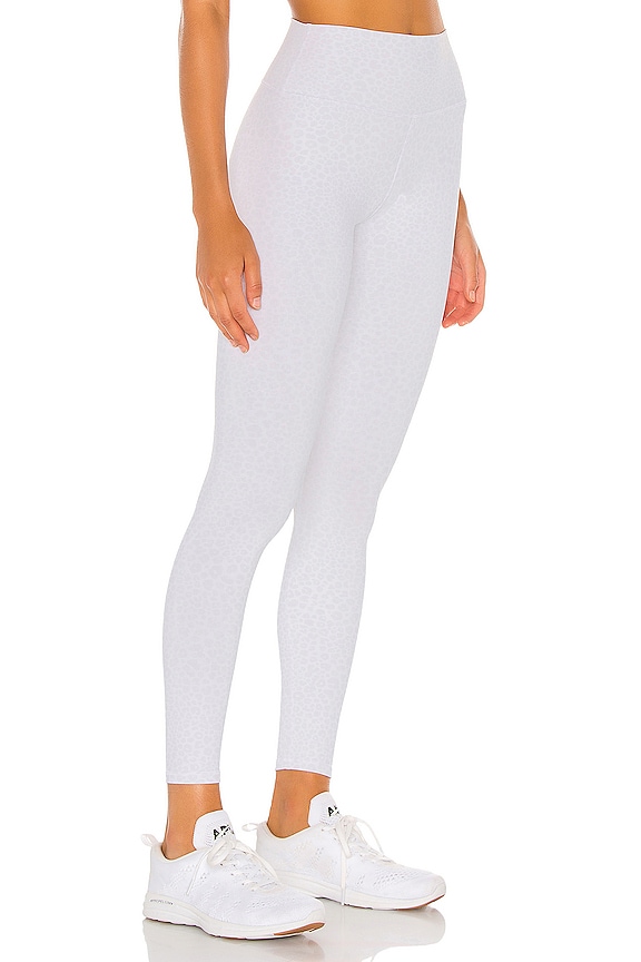 view 2 of 5 High Waist Vapor Leopard Legging in White