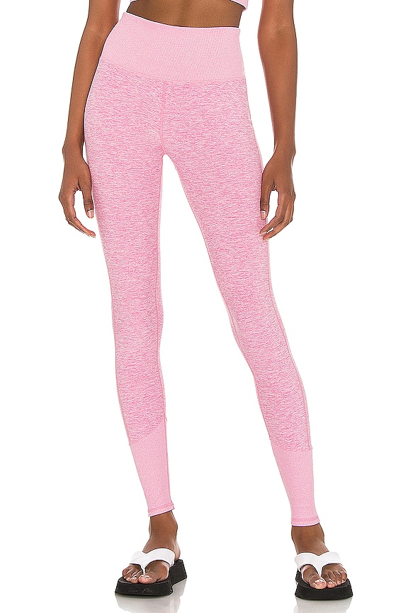 view 1 of 4 High Waist Alosoft Lounge Legging in Parisian Pink Heather