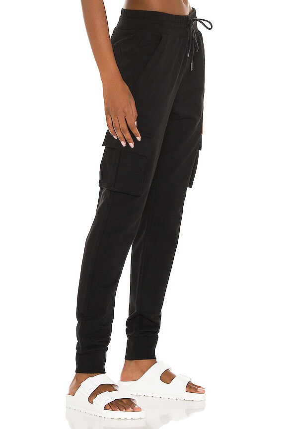 view 2 of 4 Unwind Cargo Sweatpant in Black