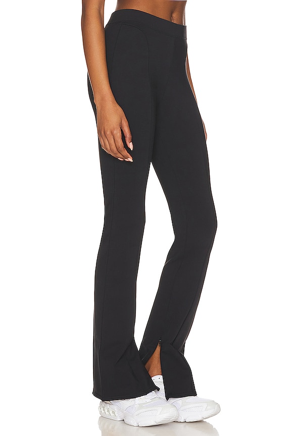 view 2 of 4 LEGGINGS FLARE HIGH WAIST ZIP IT in Black