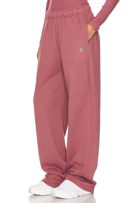 view 2 of 6 Accolade Straight Leg Sweatpant in Burgundy Truffle