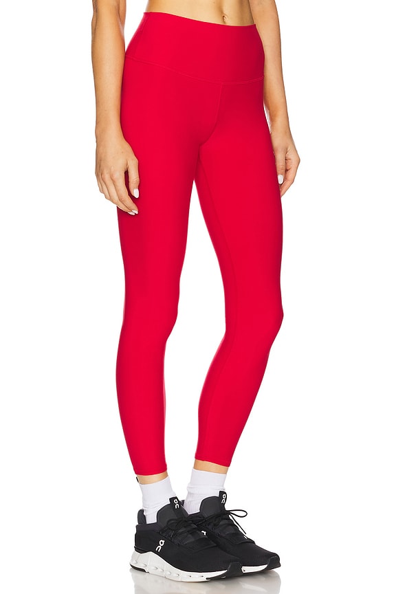 view 2 of 6 7/8 Alosoft High-waist Highlight Legging in Bold Red