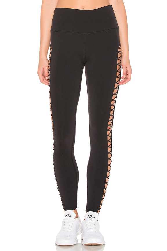view 2 of 4 Highline Lace Up Legging in Black