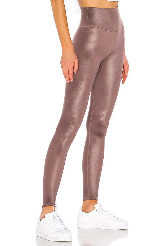 view 2 of 4 High Waist Shine Airbrush Legging in Coco Shine