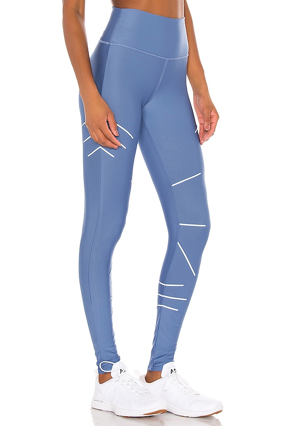 view 2 of 4 High Waist Sequence Legging in Blue Jean