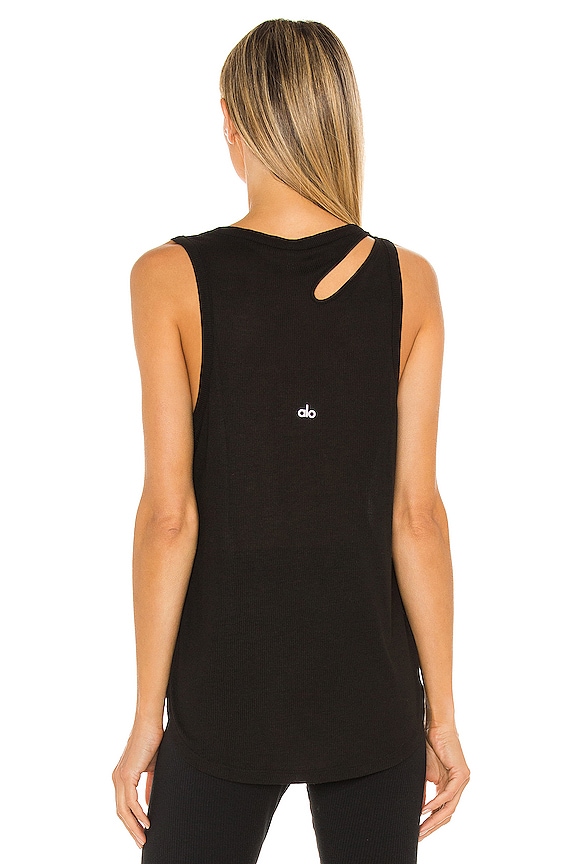 alo Peak Tank in Black | REVOLVE