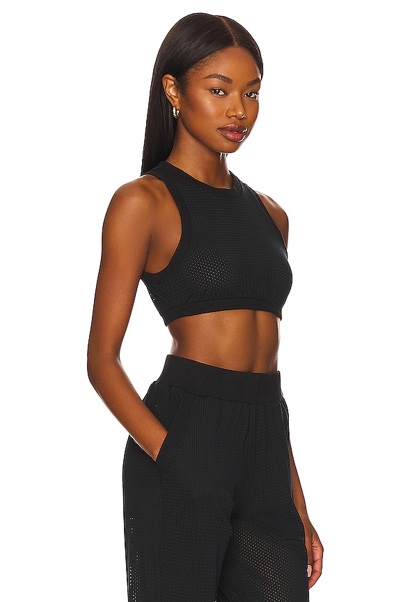 view 2 of 4 Mesh All-Star Bra Tank in Black