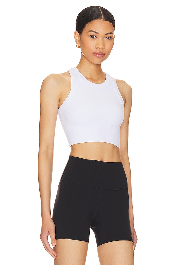 view 2 of 4 Seamless Delight High Neck Top in White