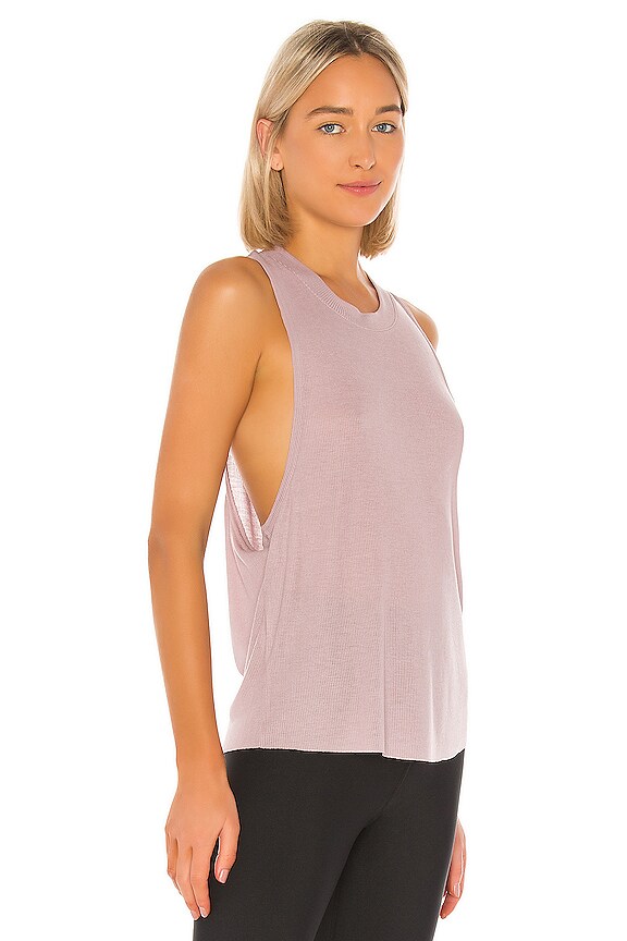view 2 of 4 Heat Wave Tank in Dusted Plum