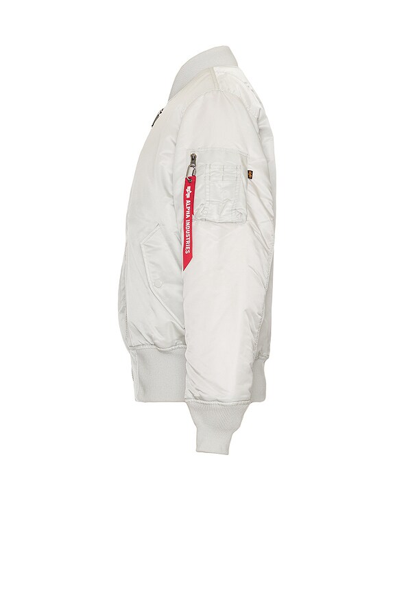 view 2 of 5 Alpha MA-1 Flight Jacket in Light Gray