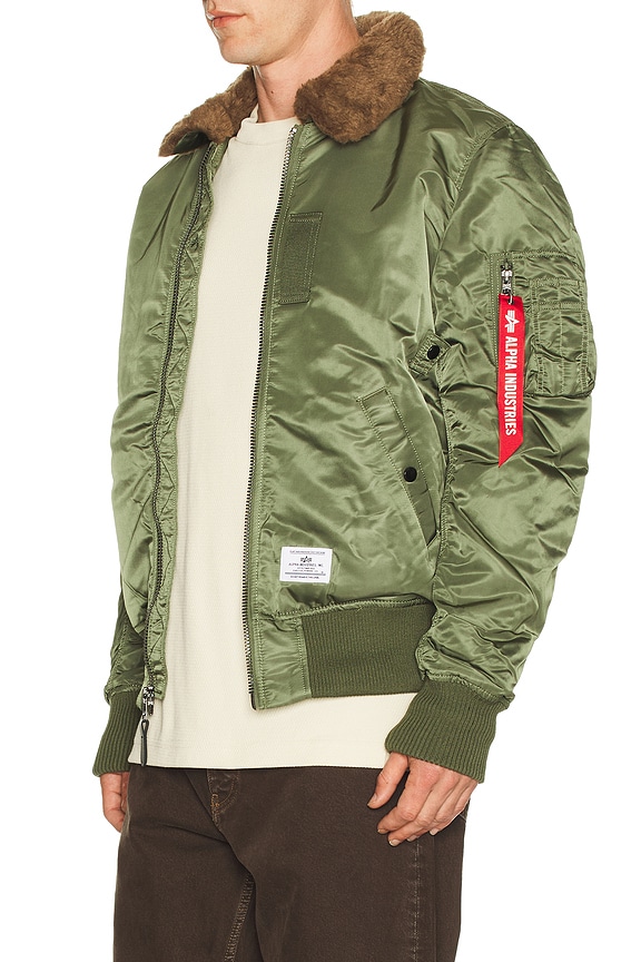 view 2 of 6 B-15 Mod Flight Jacket in Sage