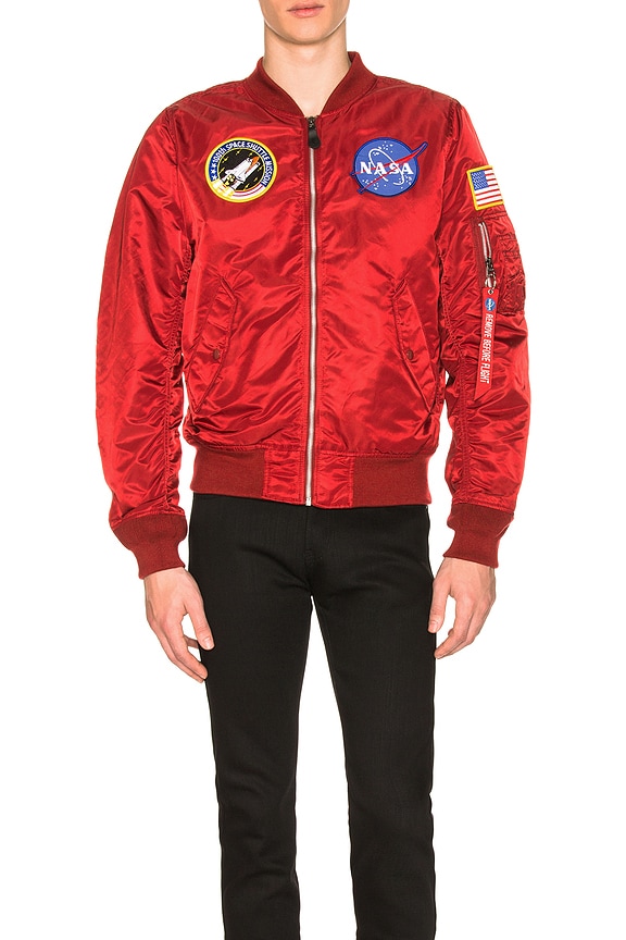 view 2 of 6 NASA ボンバージャケット in Commander Red