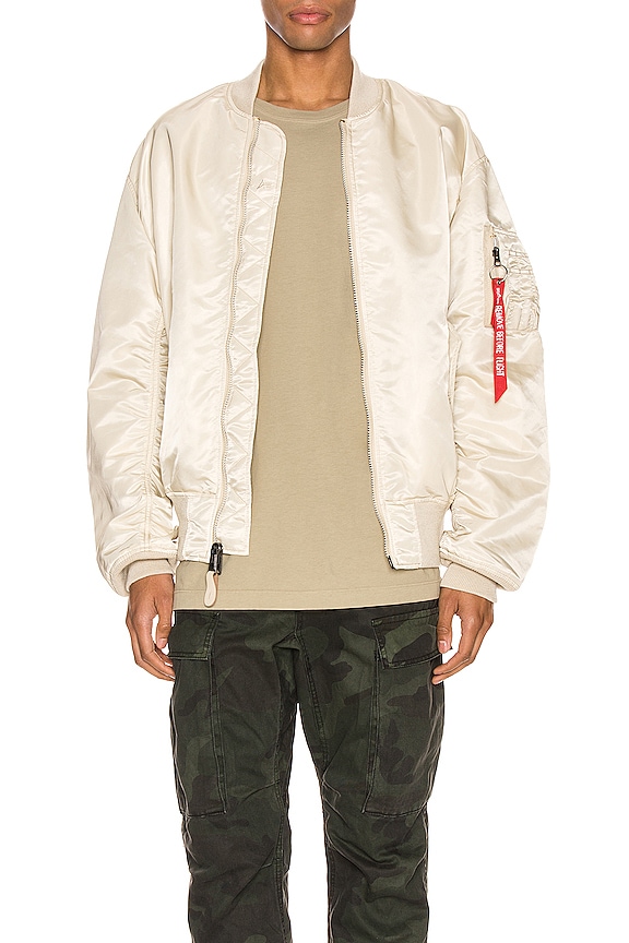 view 1 of 7 CHAQUETA DE PILOTO L-2B in Vintage White