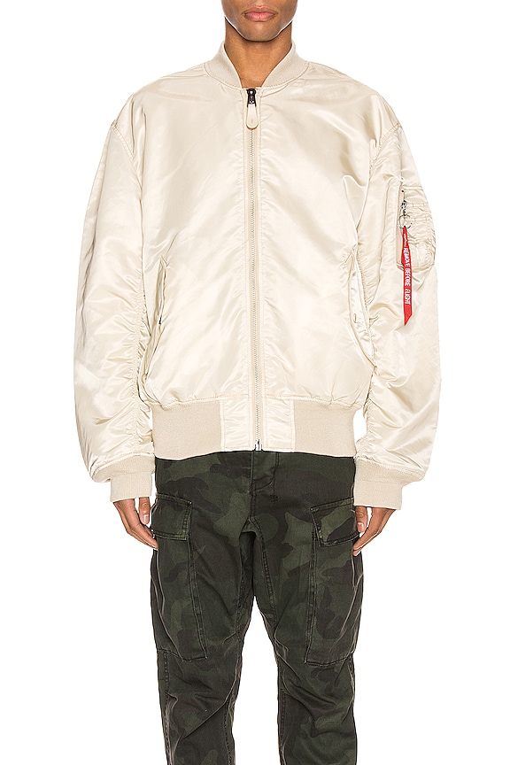 view 2 of 7 CHAQUETA DE PILOTO L-2B in Vintage White