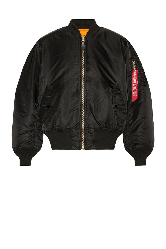 view 2 of 5 MA-1 Flight Jacket in Black