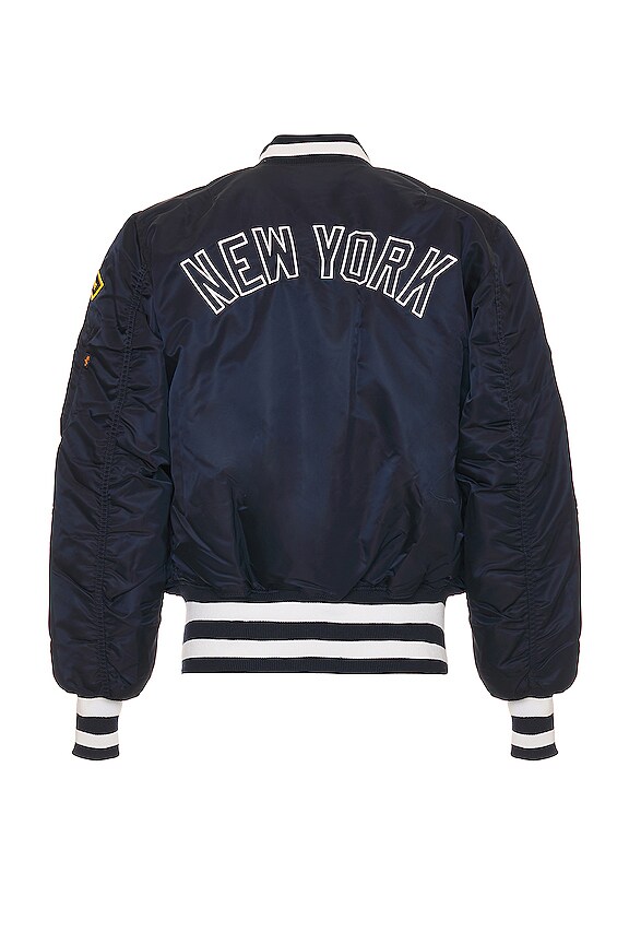 view 2 of 7 Mlb X New Era X Alpha Ma-1m Neyyan in Replica Blue