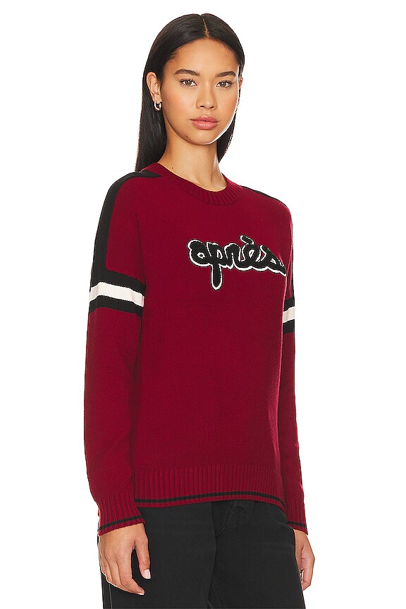 view 2 of 4 Apres Ski Ii Crew Neck Sweater in Deep Red