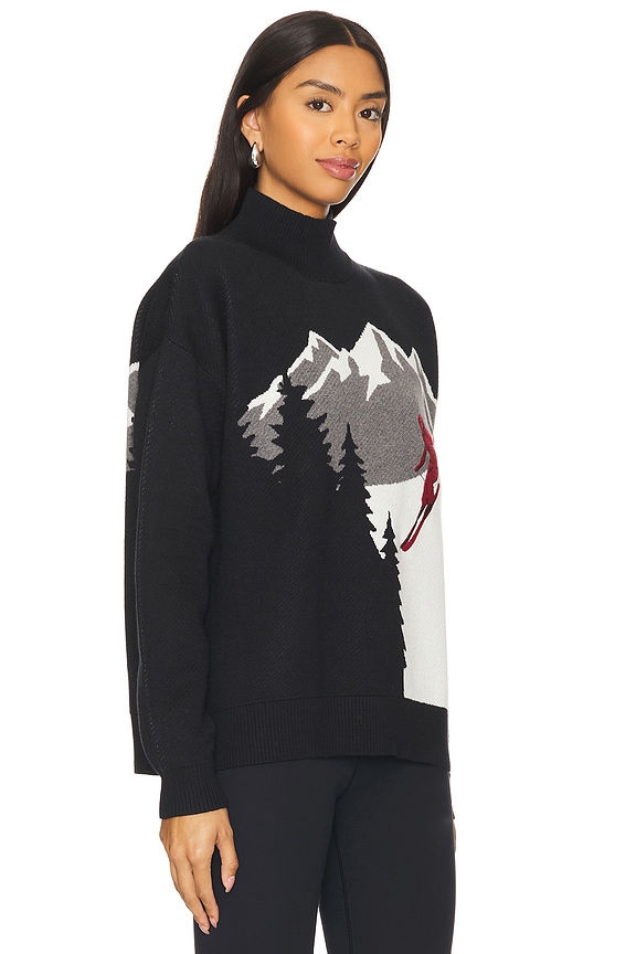 view 2 of 4 Portia Mock-neck Sweater in Black