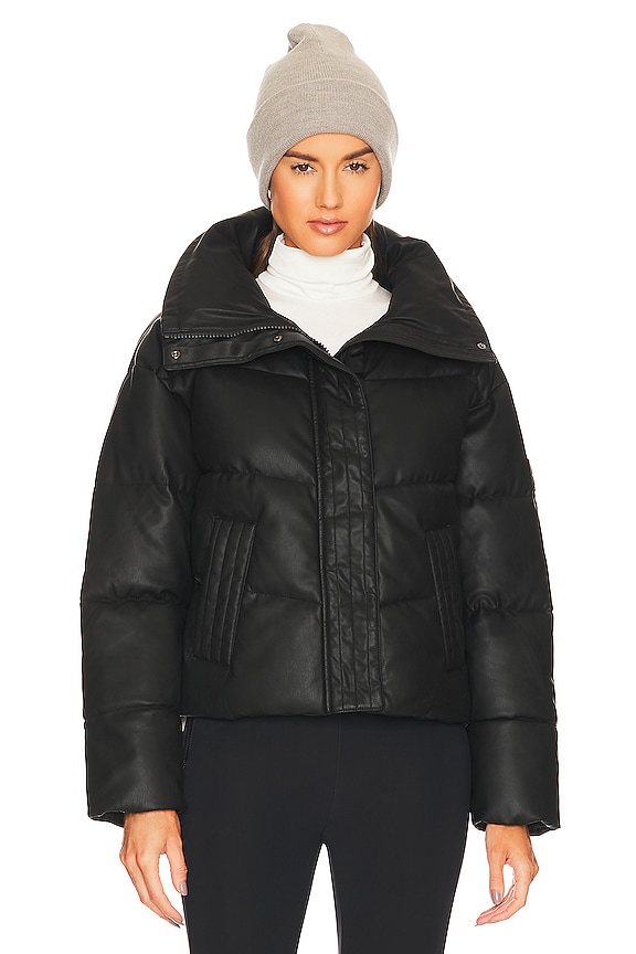 view 2 of 5 PEAK 자켓 in Black Leather