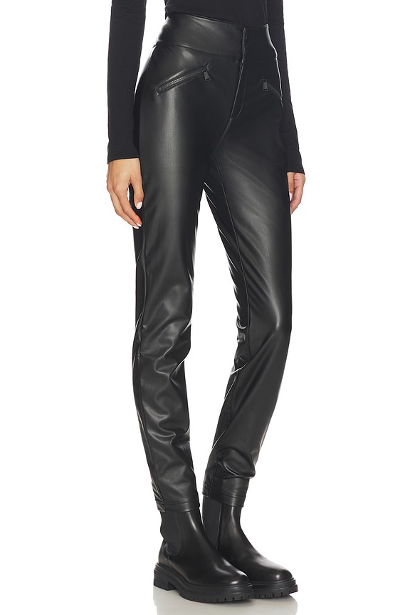 view 2 of 6 PANTALÓN GENEVA in Black Faux Leather