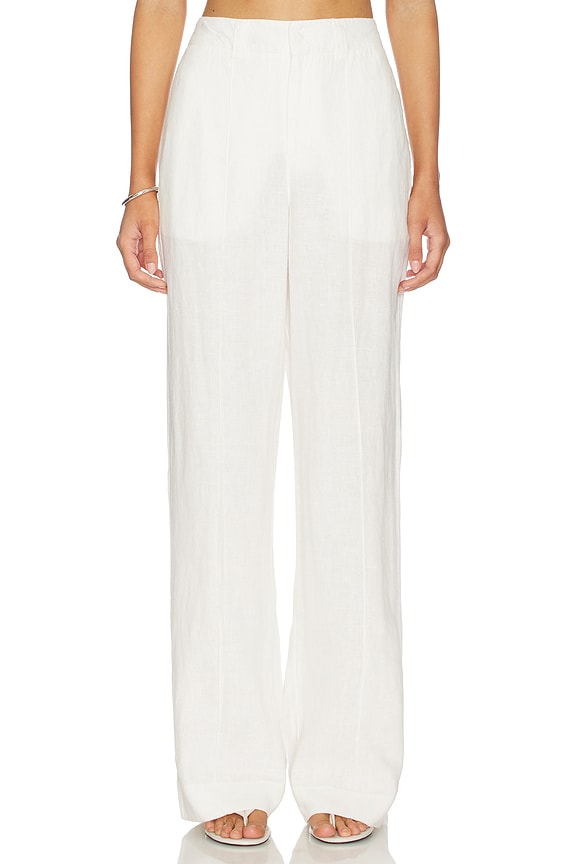 view 1 of 6 Bianca Trouser in Ivory