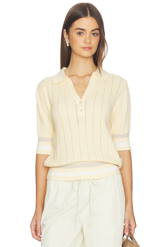 view 1 of 4 Ciri Polo in Soft Yellow