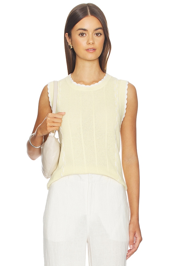 view 1 of 4 DÉBARDEUR LILLIAN in Soft Yellow