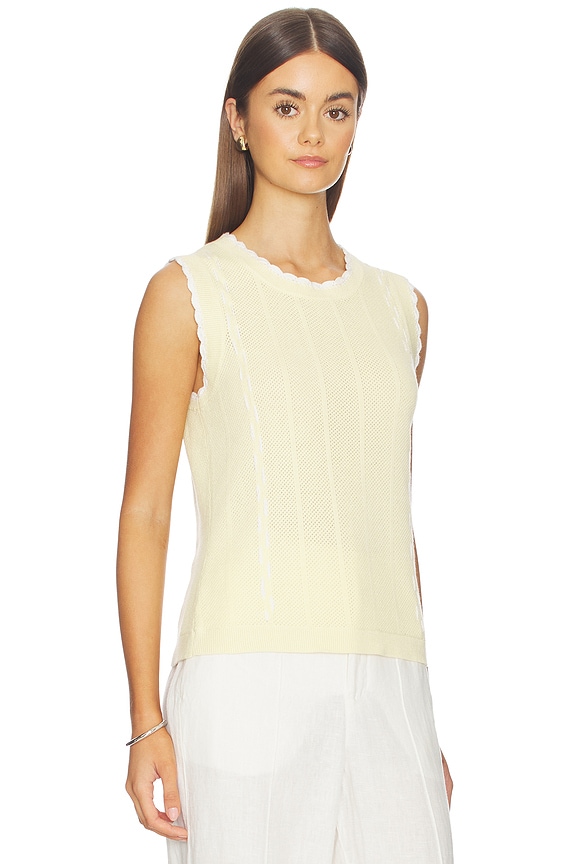 view 2 of 4 DÉBARDEUR LILLIAN in Soft Yellow