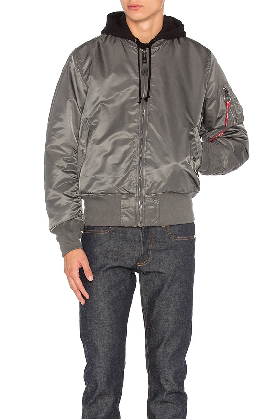 view 2 of 5 BLOUSON BOMBER MA 1 in Gun Metal