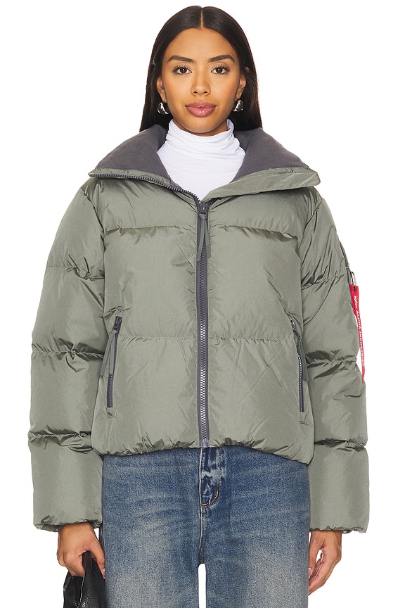 view 2 of 6 SIERRA ショートパッファー in Field Gray