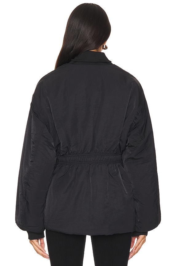 ALPHA INDUSTRIES Short Cinched Waist Jacket in Black | REVOLVE