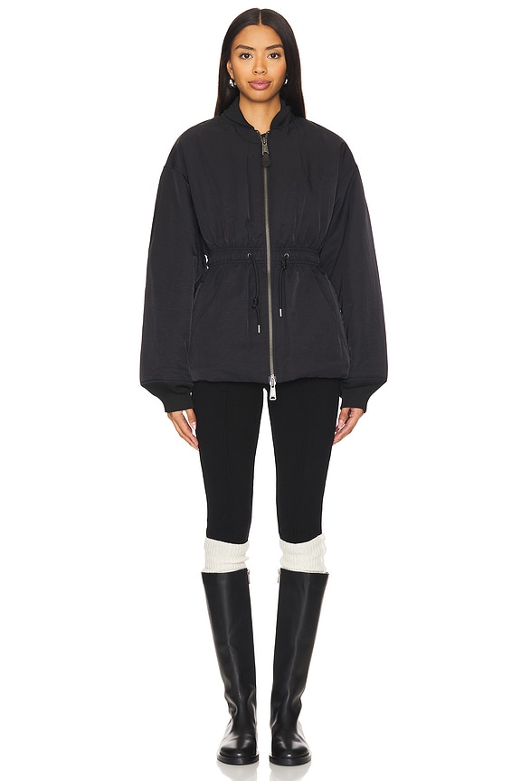 ALPHA INDUSTRIES Short Cinched Waist Jacket in Black | REVOLVE