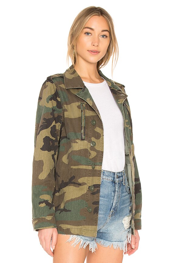 view 2 of 4 MANTEAU CAMOUFLAGE FRENCH FIELD in Woodland Camo