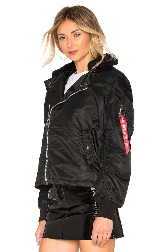 view 2 of 4 B-15 Straight Hem Mod Jacket in Black