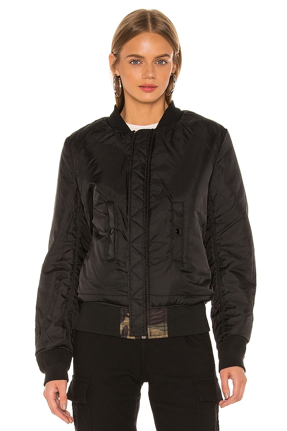 view 2 of 5 MA-1 W Bomber in Dark Woodland Camo in Dark Wooland Camo